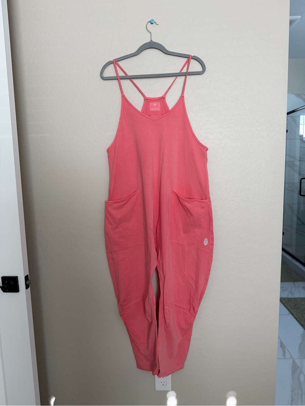 Free People Coral Strappy Pocket Jumpsuit